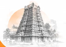 Tamil Nadu landmark illustration